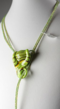 ожерелье cobra color зеленый