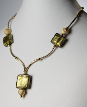ожерелье CO32/15 из муранского стекла колор №15